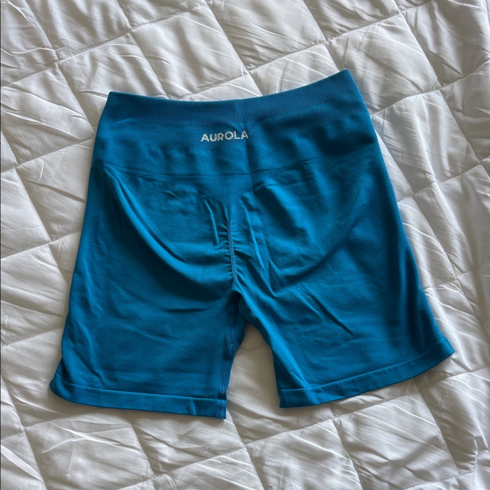 Aurola Women's Athletic Bike Shorts in Teal